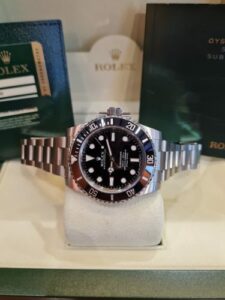 Click to view full screen OMEGA Seamaster Automatic Steel & 18kt Sedna Gold Black Dial Men’s Watch photo review